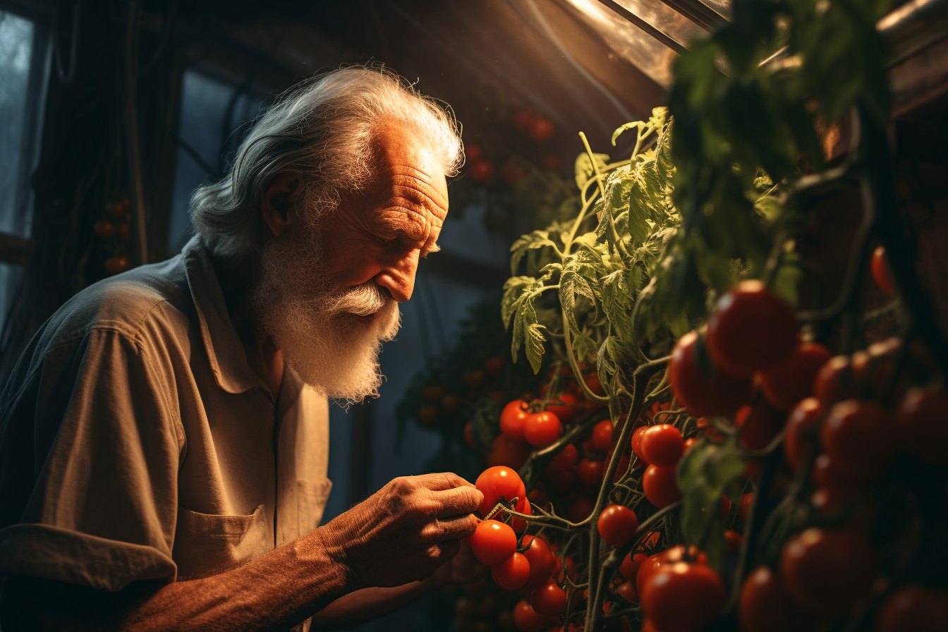 Pomidorai namuose