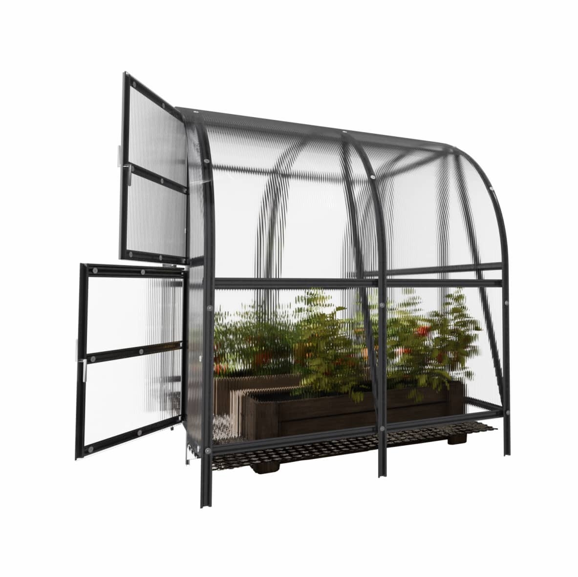 Šiltnamis Baltic LT - 4 mm storio kanalinis polikarbonatas - 3 x 12 m (36 m²) - Image 6